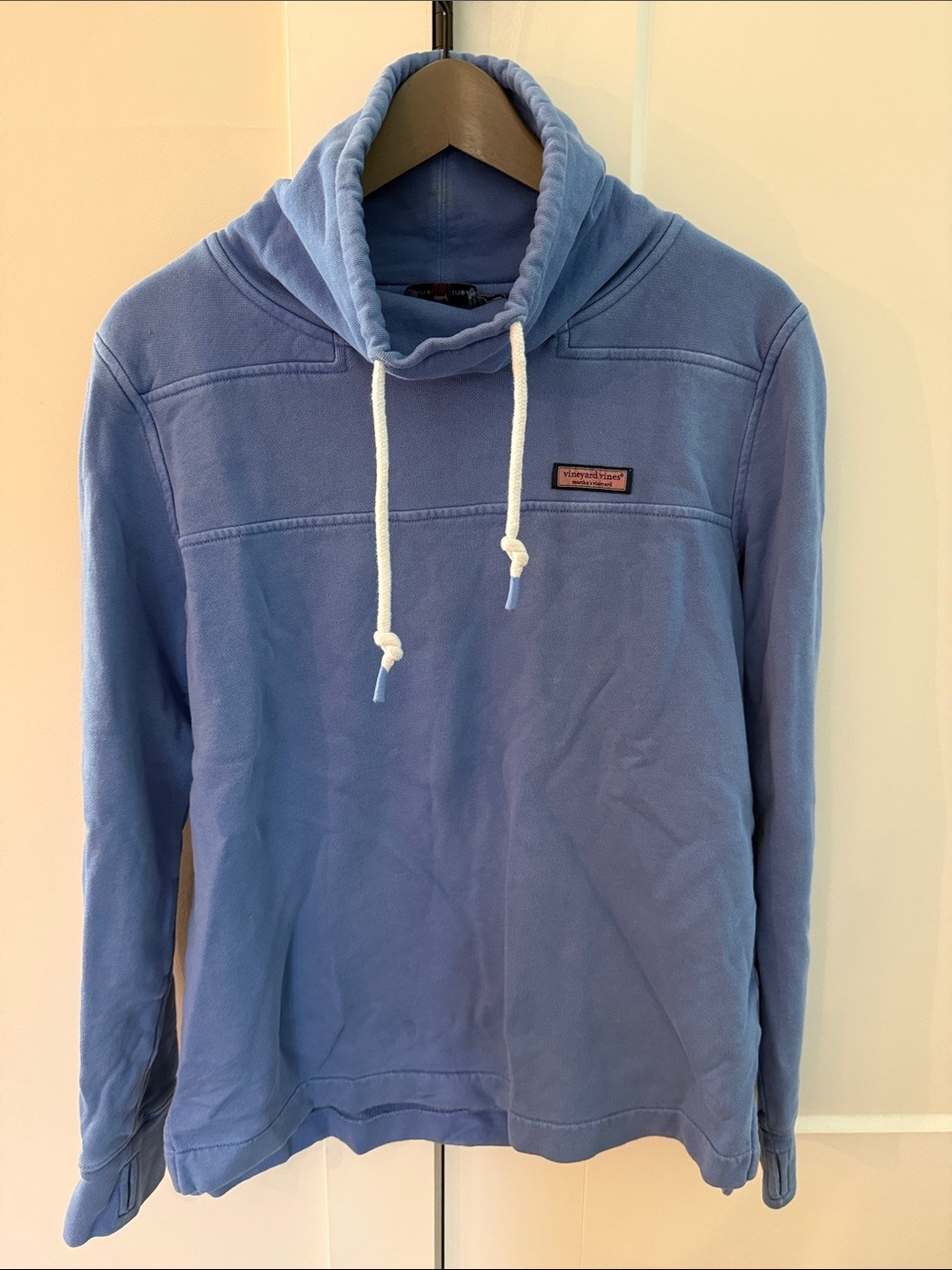 Vineyard Vines Periwinkle Pullover Hoodie with Drawstring